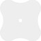 Ekena Millwork Luna Architectural Grade PVC Contemporary Ceiling Medallion, 38"OD x 3"ID x 13 1/4"C x 1"P CMP38LA-03000 - alternate 4